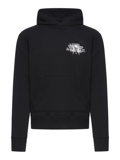Shop Amiri Hoodies Sweatshirt In Black