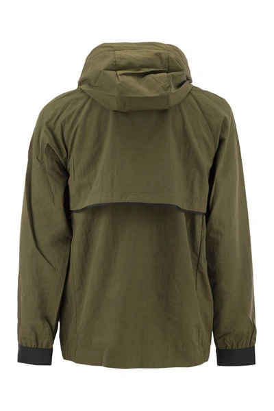 Shop Canada Goose Faber - Hooded Jacket In Military Green