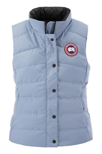 Shop Canada Goose Freestyle - Sleeveless Jacket In Blue