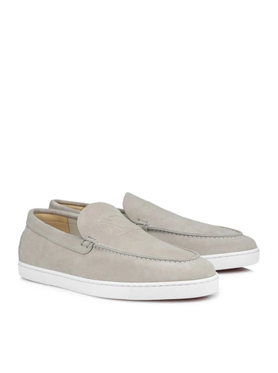 Christian Louboutin Varsiboat Slip-on Loafers In Nude & Neutrals