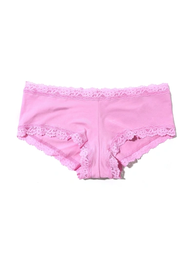 Shop Hanky Panky Supima® Cotton Boyshort In Pink