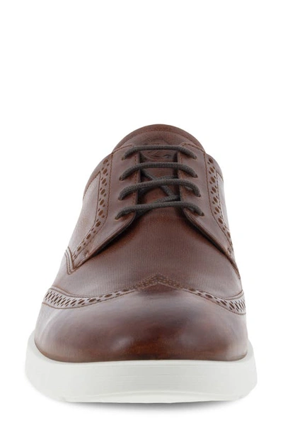 Shop Ecco S. Lite Hybrid Brogue Derby In Cognac