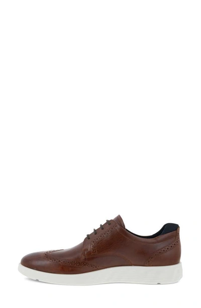 Ecco S. Lite Hybrid Brogue Derby In Cognac