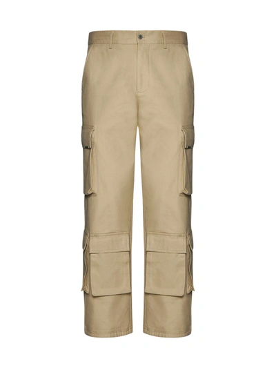 Represent Logo-plaque Cargo Trousers In Sandstone