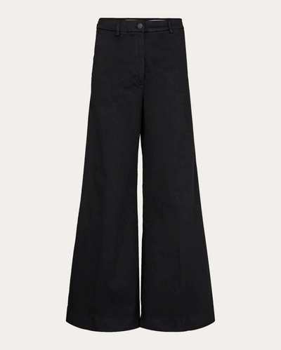 Tomorrow Wash Forever Black Ellen Wide Jeans In Black