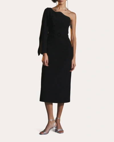 Shop Filiarmi Women's Ricarda Midi Dress In Black