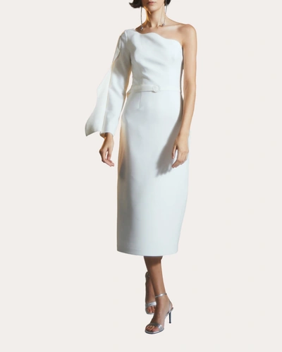 Shop Filiarmi Women's Ricarda Midi Dress In White