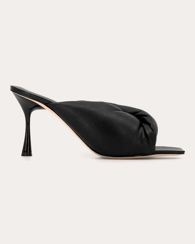 Shop Studio Amelia Women's Leather Croissant 90 Heel In Black