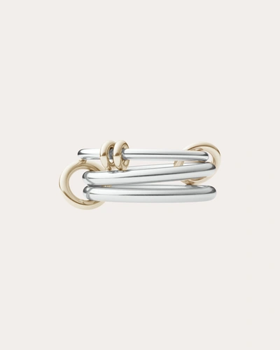Shop Spinelli Kilcollin Women's Raneth Two-tone Linked Ring In Gold/silver