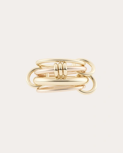 Shop Spinelli Kilcollin Women's Aries Two-tone Gold Core Linked Ring 18k Gold