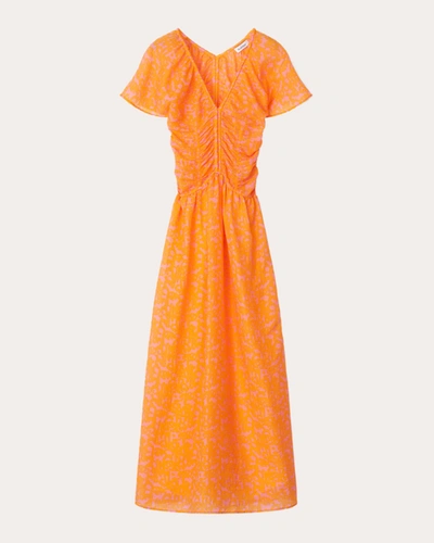 Shop Rodebjer Women's Mercurius Maxi Dress In Orange