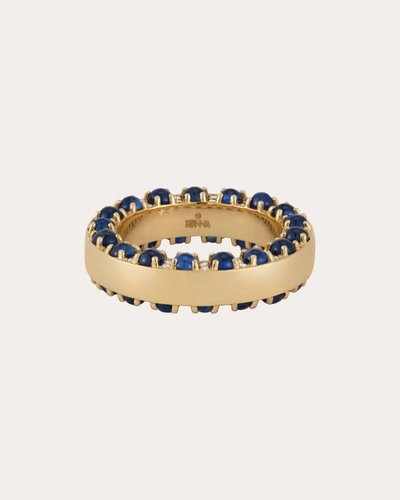 Shop Renna Women's Nereids Sapphire Ring In Gold