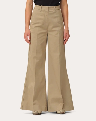 Shop Tomorrow Women's Ellen Wide-leg Pants In Brown
