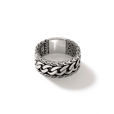 Shop John Hardy Curb Chain Band Ring In Silver