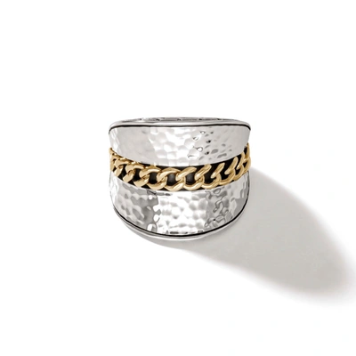 John Hardy Curb Link Palu Saddle Ring