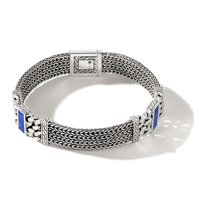 John Hardy Rata Chain Inlay 12mm Bracelet In Silver