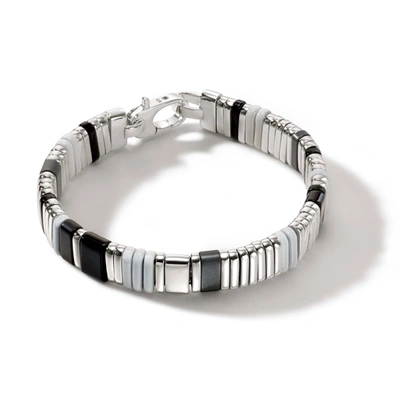 John Hardy Colorblock Bracelet In Silver