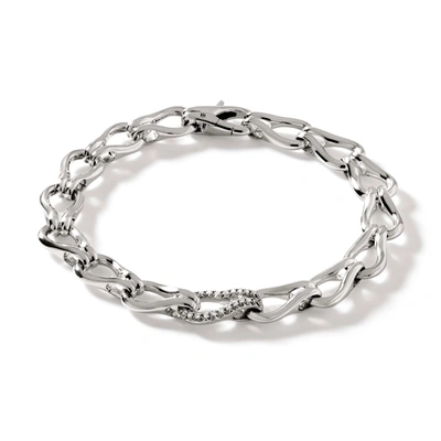 Shop John Hardy Surf Bracelet, 15mm In Silver,gold