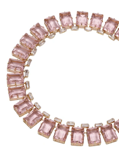 Shop Ermanno Scervino Necklace With Stones In Pink