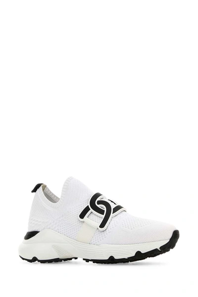 Shop Tod's Sneakers In White