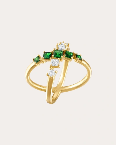 Shop Gigi Ferranti Women's Embrace Ring In Green