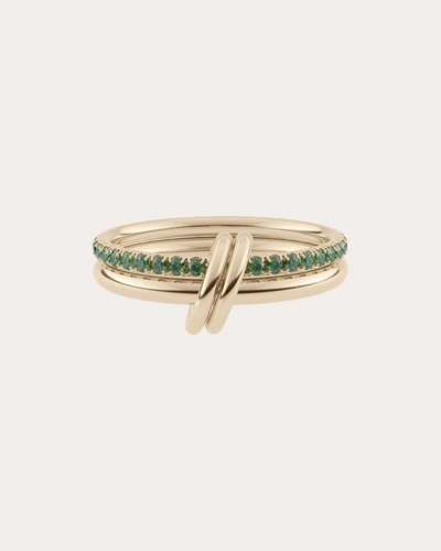 Shop Spinelli Kilcollin Women's Ceres Emerald Linked Ring In Green