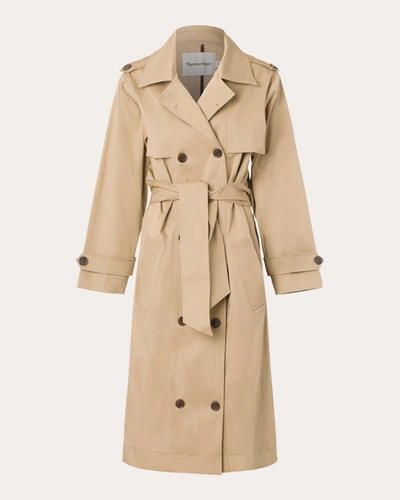 Shop Tomorrow Women's Ellen Trench Coat In Brown