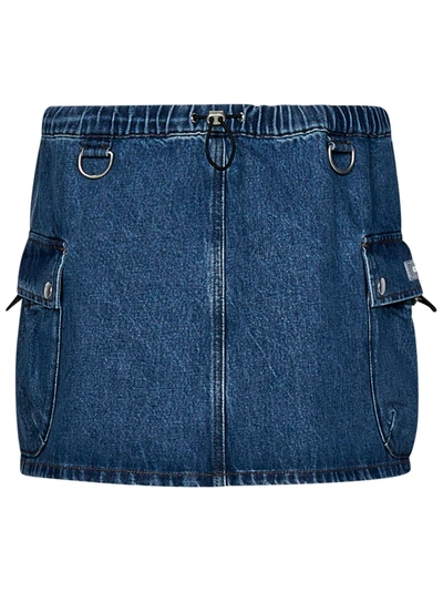 Shop Coperni Skirt In Blu
