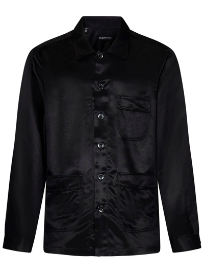 Shop Tom Ford Shirt In Nero