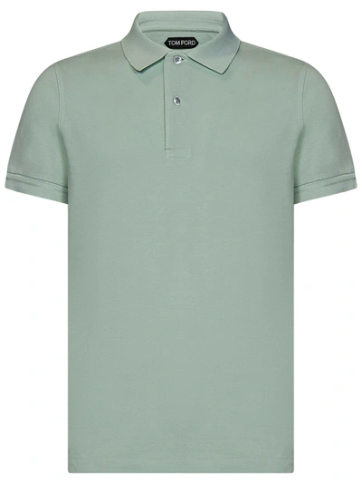 Shop Tom Ford Polo Shirt In Verde