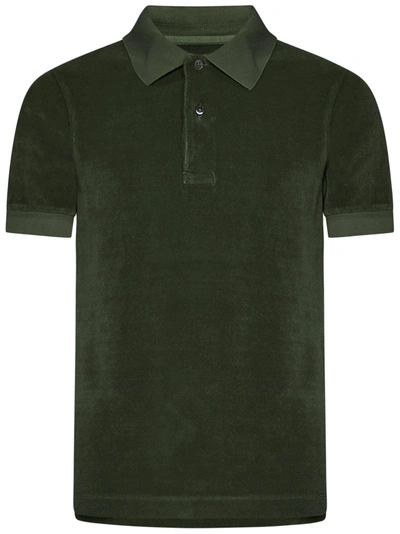 Shop Tom Ford Polo Shirt In Verde