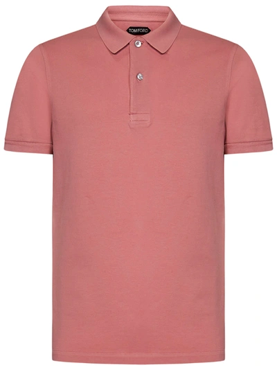 Shop Tom Ford Polo Shirt In Rosa