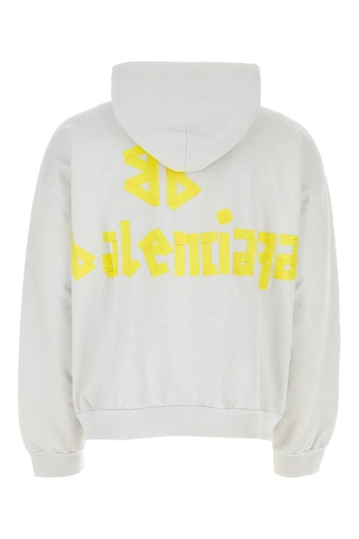 Shop Balenciaga Sweatshirts In White
