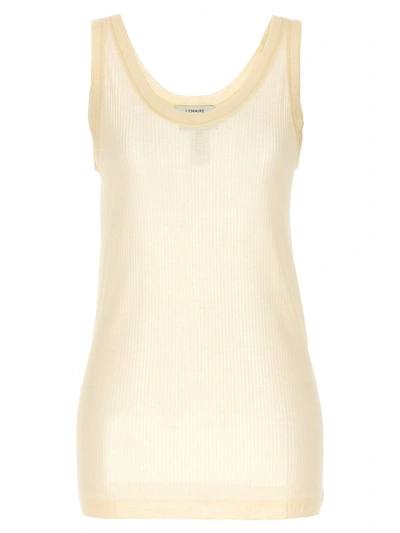 Shop Lemaire 'seamless Rib' Tank Top In White