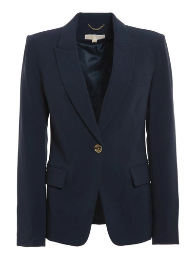 Shop Michael Michael Kors Jackets In Blue
