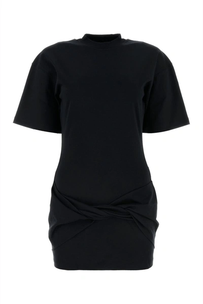 Shop Off-white Dress In Blackblac