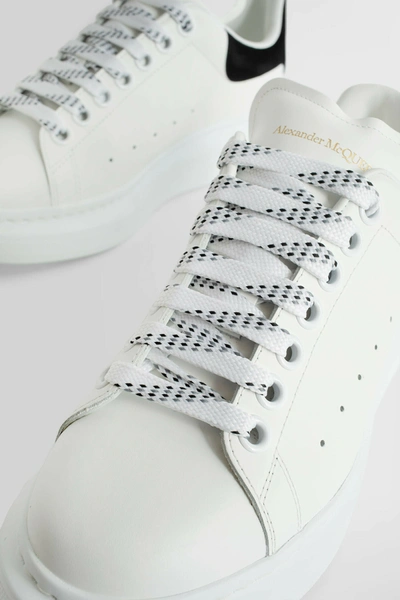 Shop Alexander Mcqueen Woman White Sneakers