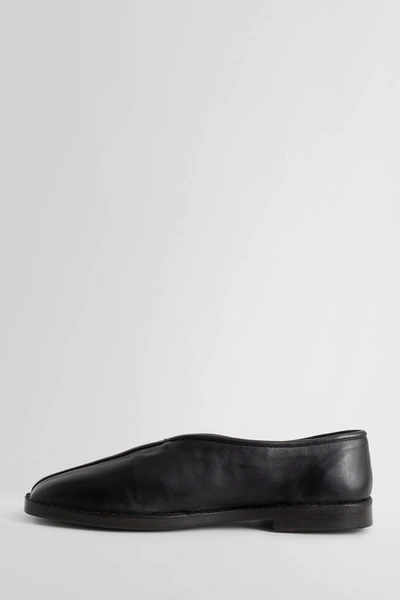 Shop Lemaire Man Black Loafers