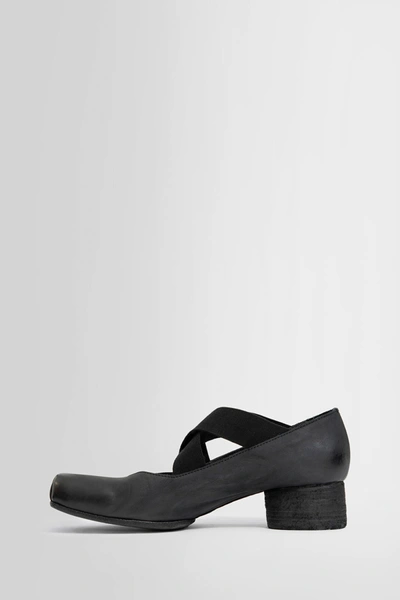 Uma Wang 25mm Square-toe Ballerina Shoes In Black