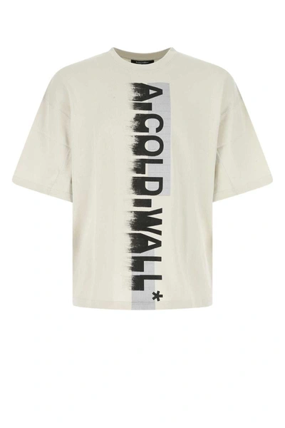 Shop A-cold-wall* T-shirt In Beige O Tan