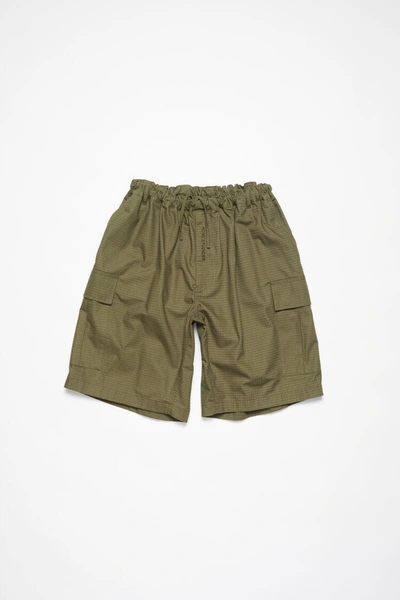 Shop Acne Studios Fn-mn-shor000213 - Shorts Clothing In Ab7 Olive Green