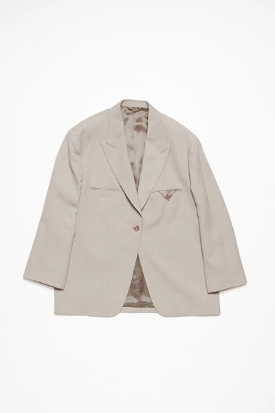Shop Acne Studios Fn-wn-suit000538 - Suit Jackets Clothing In Ae5 Cold Beige
