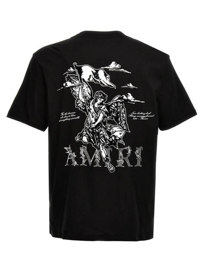 Shop Amiri ' Angel' T-shirt In Black