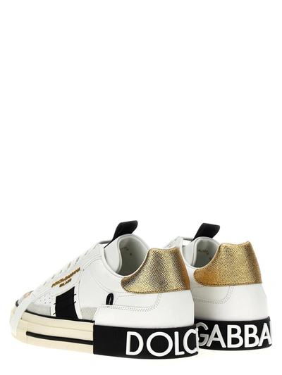 Shop Dolce & Gabbana 'custom 2.zero' Sneakers In White