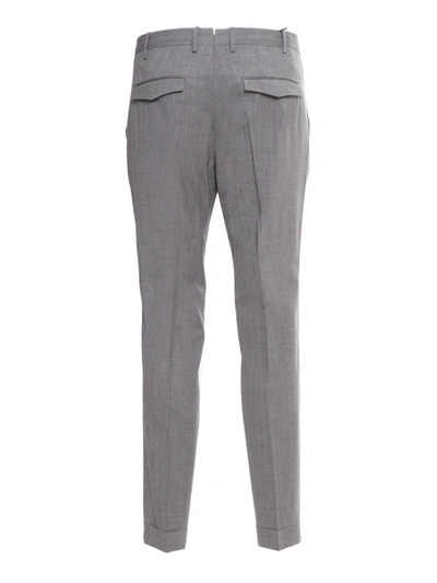 Pt01 Pleated Slim-cut Trousers In Multicolor