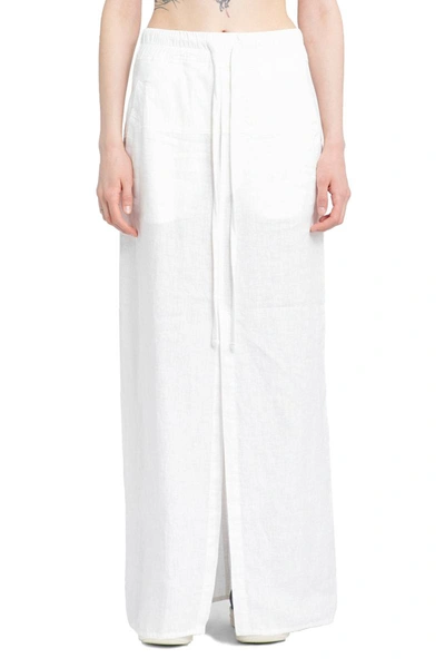 Shop Thom Krom Skirts In Off-white