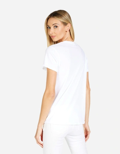 Lauren Moshi Edda Red Mini Kisses In White