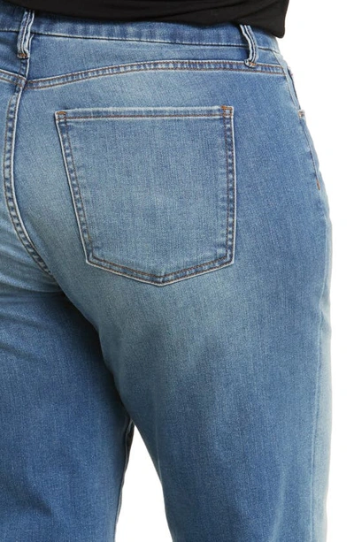 Shop Kut From The Kloth Meg High Waist Raw Hem Wide Leg Jeans In Milestone