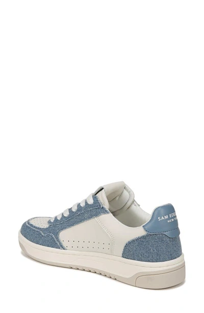 Shop Sam Edelman Harper Sneaker In Sugar/ Montrose Blue