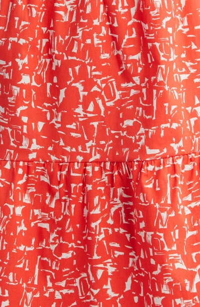 Shop Chelsea28 Print Sleeveless Tiered Dress In Red Print